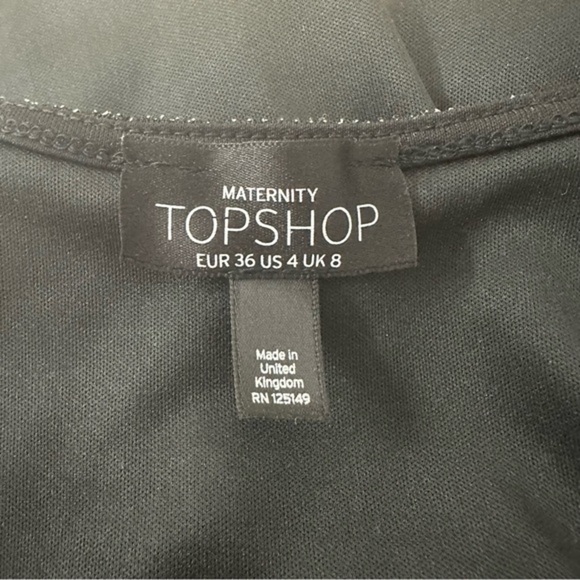 TopShop Maternity Lurex Twist Front Dress - Picture 5 of 5